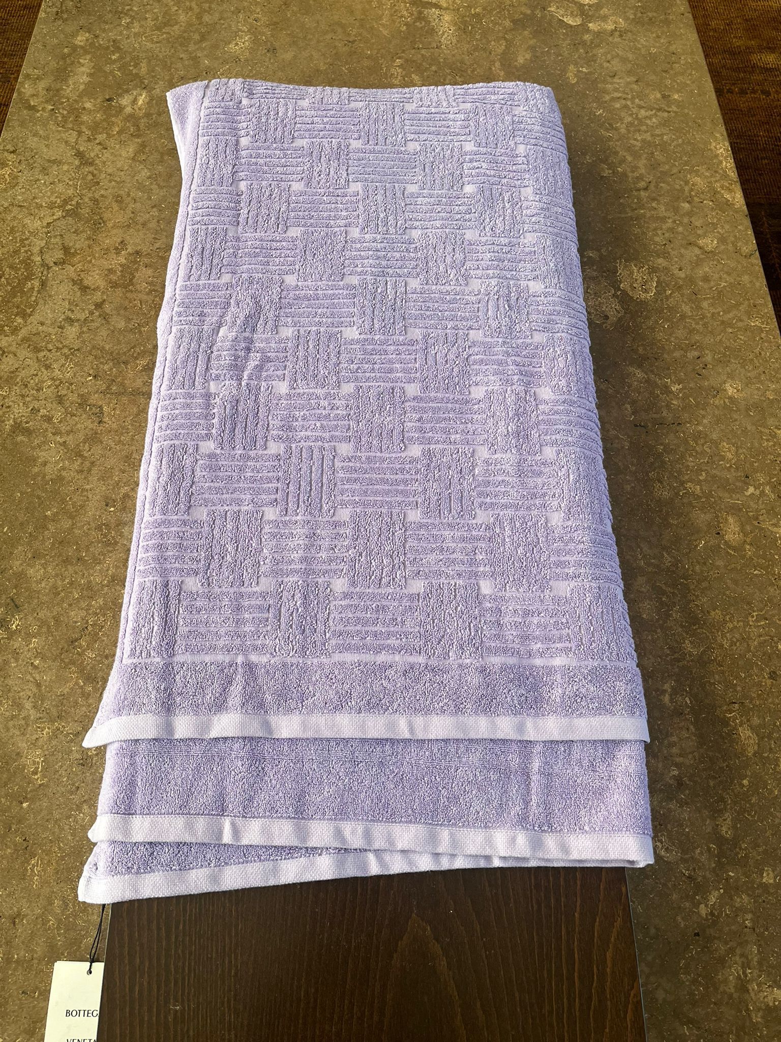 Bottega Veneta Intrecciato Beach Towel - Big Square in Wisteria | Grailed