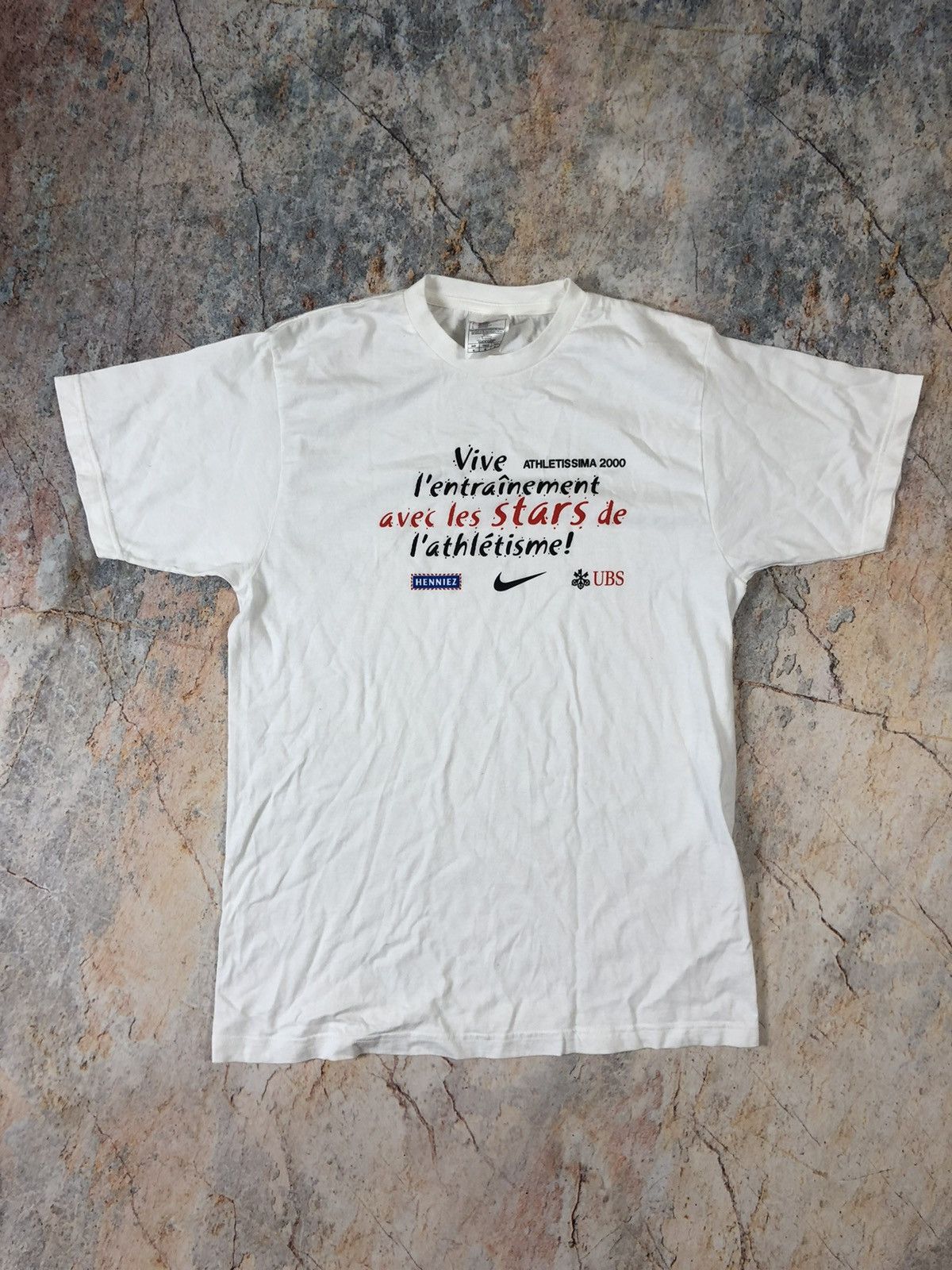 Nike × Vintage Nike vintage white big logo Size US M / EU 48-50 / 2 - 2 Thumbnail