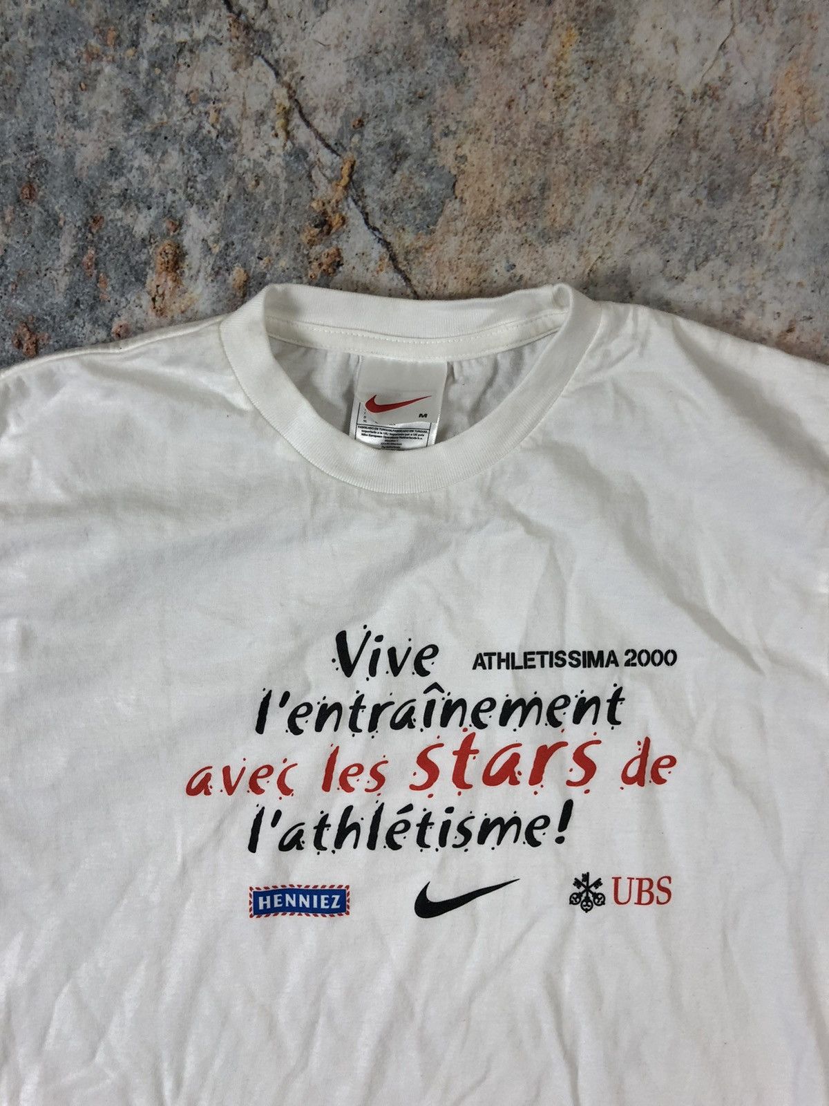 Nike × Vintage Nike vintage white big logo Size US M / EU 48-50 / 2 - 1 Thumbnail