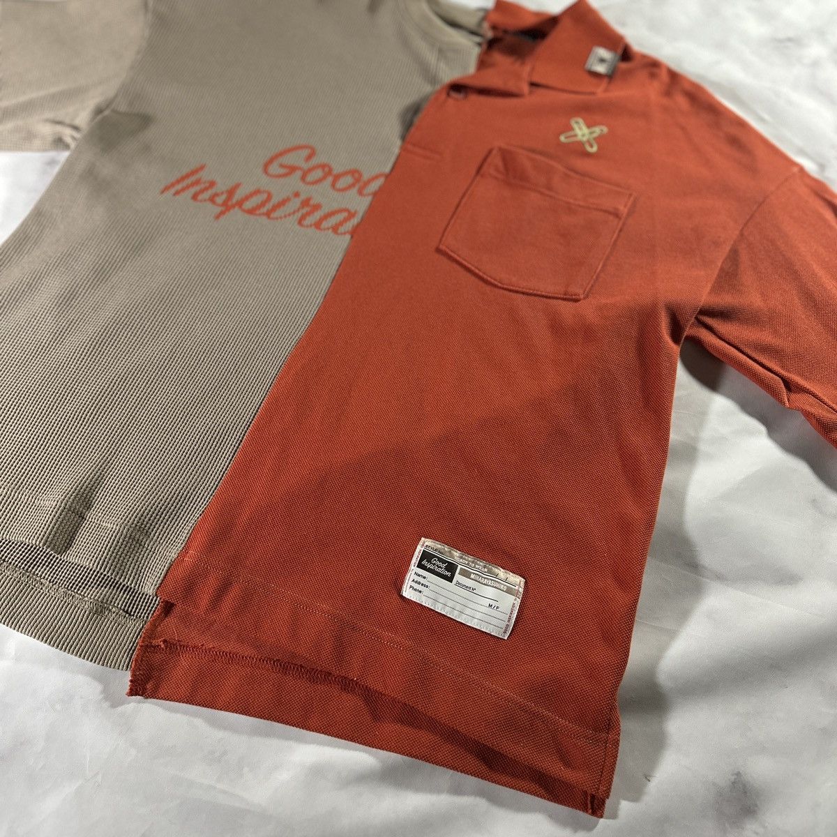 Maison MIHARA YASUHIRO MMY Good Inspiration Split Polo Size US M / EU 48-50 / 2 - 3 Thumbnail