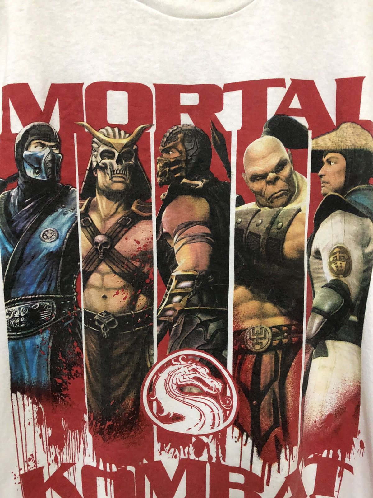 Vintage Vintage Mortal Kombat Big Print Character Very Rare T Shirt Size US L / EU 52-54 / 3 - 5 Thumbnail