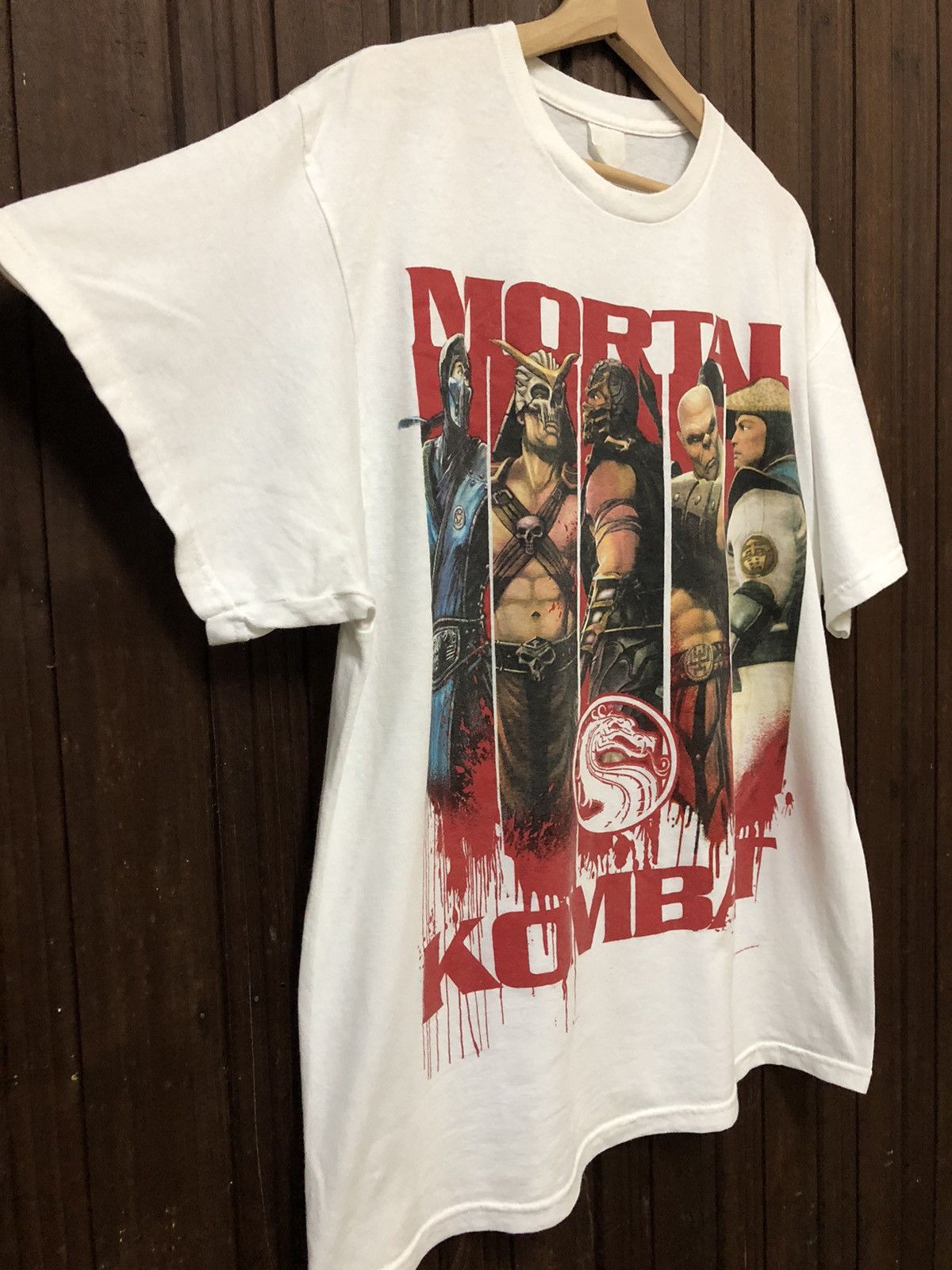 Vintage Vintage Mortal Kombat Big Print Character Very Rare T Shirt Size US L / EU 52-54 / 3 - 7 Thumbnail