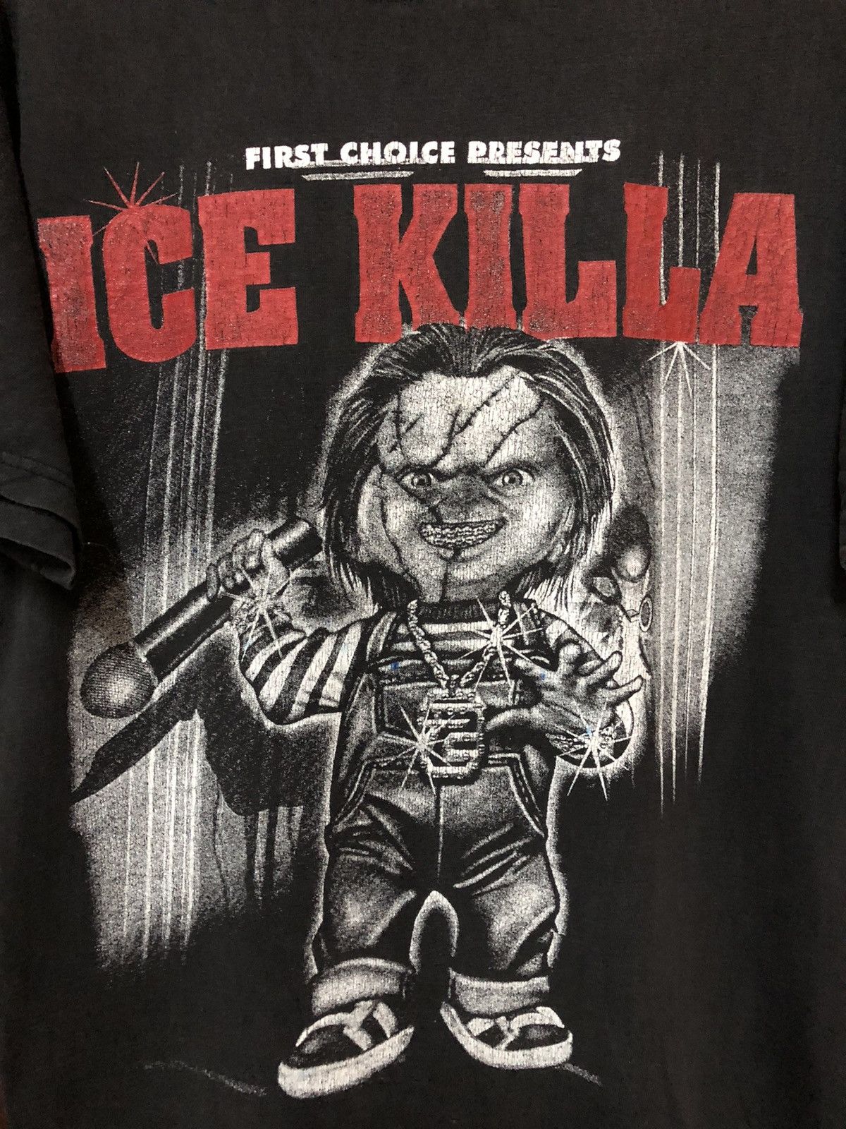 Expert Horror × Vintage Vintage Chucky Ice Killa Horror Movie Rare Tee Shirt Size US M / EU 48-50 / 2 - 2 Thumbnail