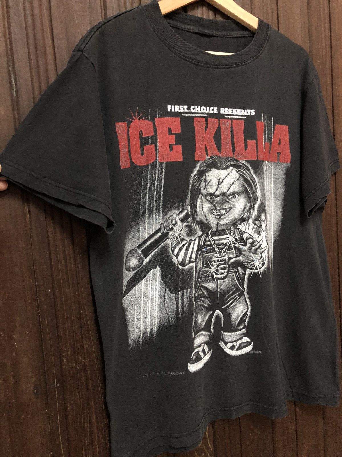 Expert Horror × Vintage Vintage Chucky Ice Killa Horror Movie Rare Tee Shirt Size US M / EU 48-50 / 2 - 7 Thumbnail