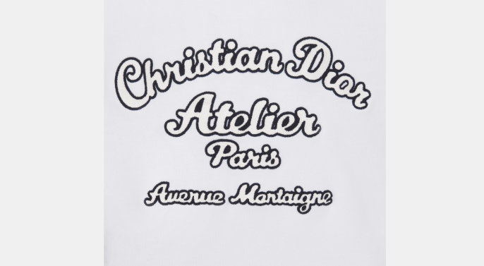 Dior Sweatshirts Hoodies in White & Navy Blue Size US M / EU 48-50 / 2 - 3 Thumbnail
