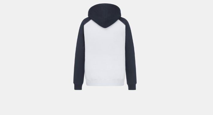 Dior Sweatshirts Hoodies in White & Navy Blue Size US M / EU 48-50 / 2 - 2 Thumbnail