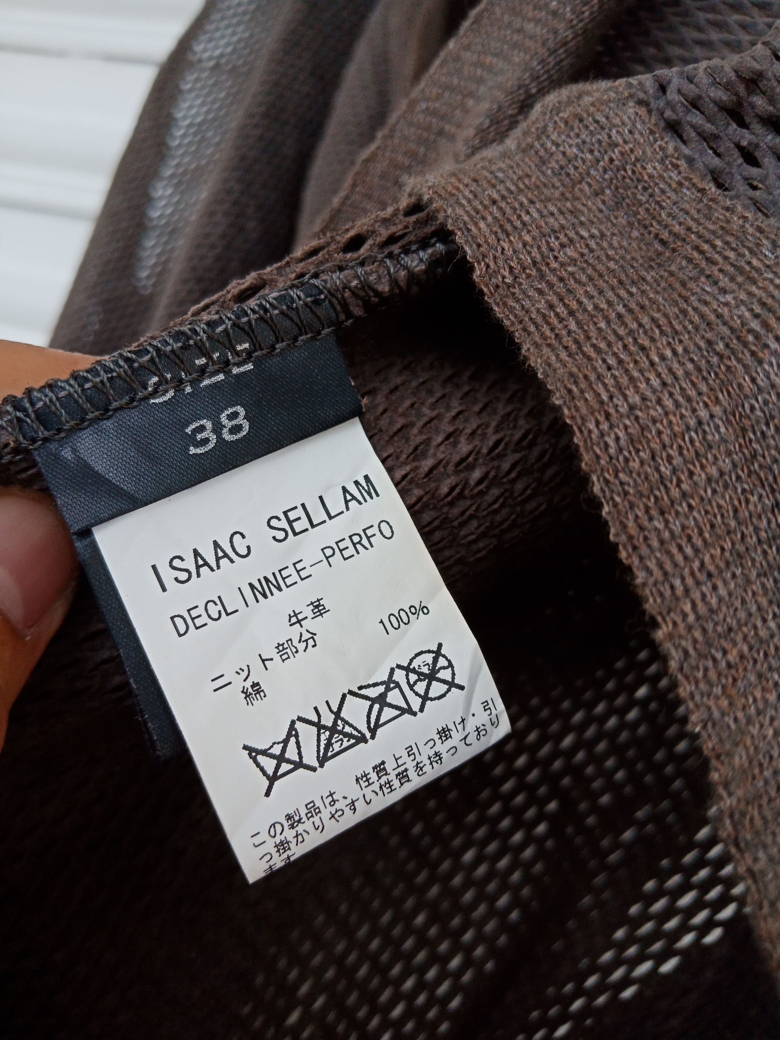Isaac Sellam Experience Isaac Sellam Experience Mesh Declinne Perfo Size US L / EU 52-54 / 3 - 10 Thumbnail