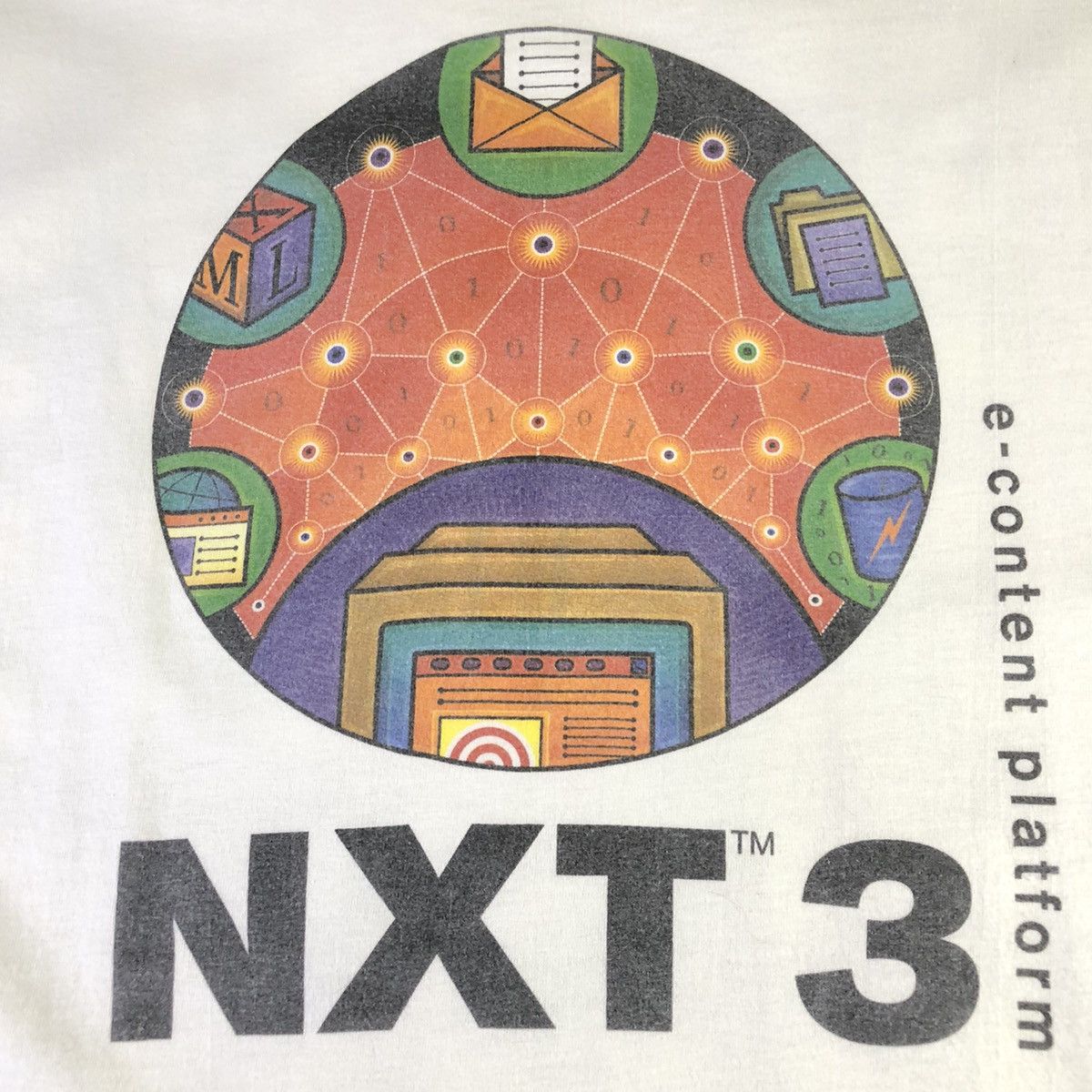 Microsoft Nextpage NXT 3 Computer Network PC Microsoft Windows Tee Size US XL / EU 56 / 4 - 6 Thumbnail