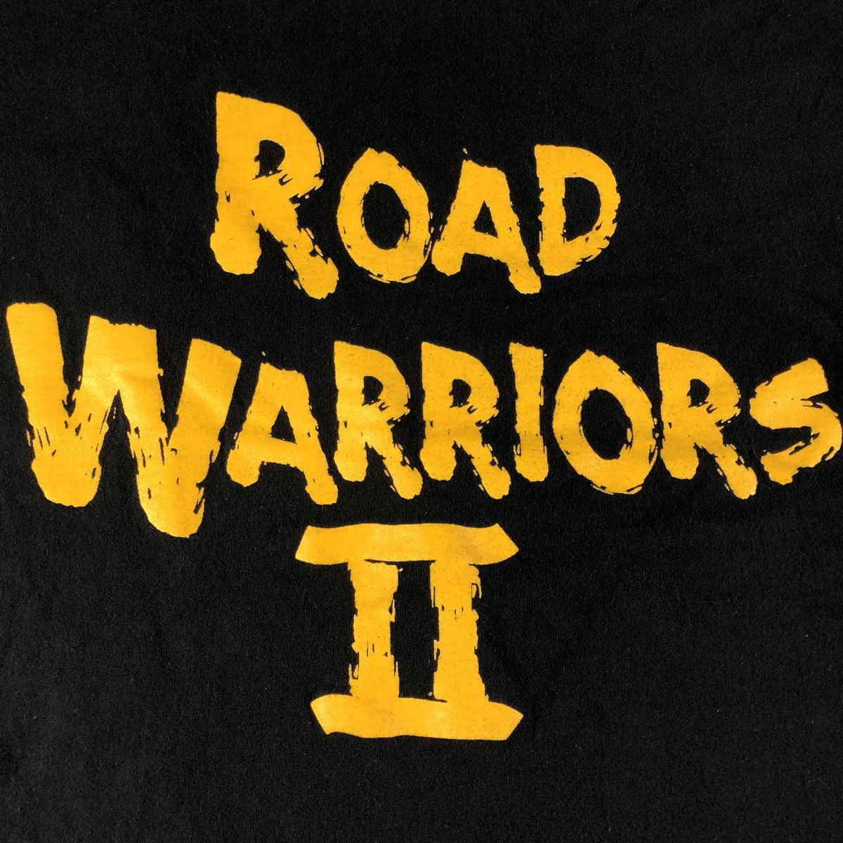 Fruit Of The Loom Road Warriors 2 Black Short Sleeves Vintage T Shirt Size US XL / EU 56 / 4 - 2 Thumbnail
