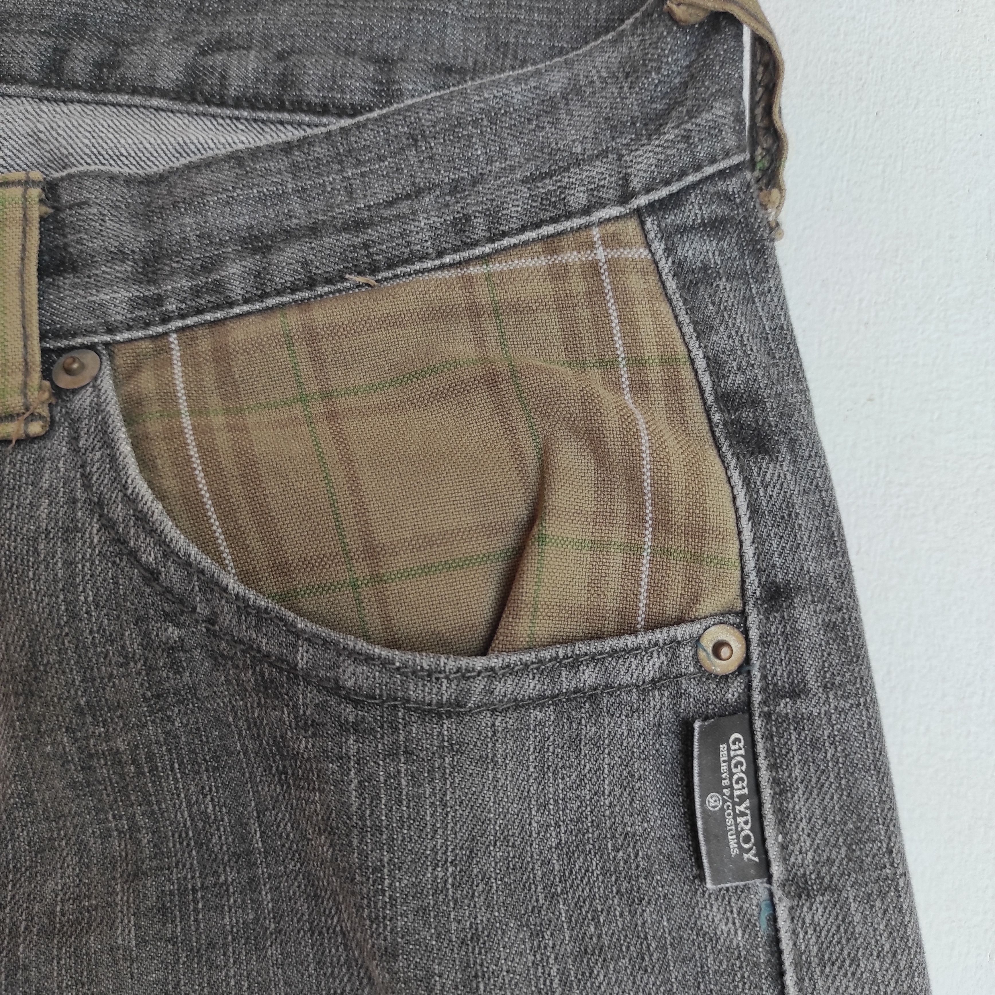 Japanese Brand × Seditionaries Gigglyroy Double Knee Denim Jeans Size US 32 / EU 48 - 9 Thumbnail