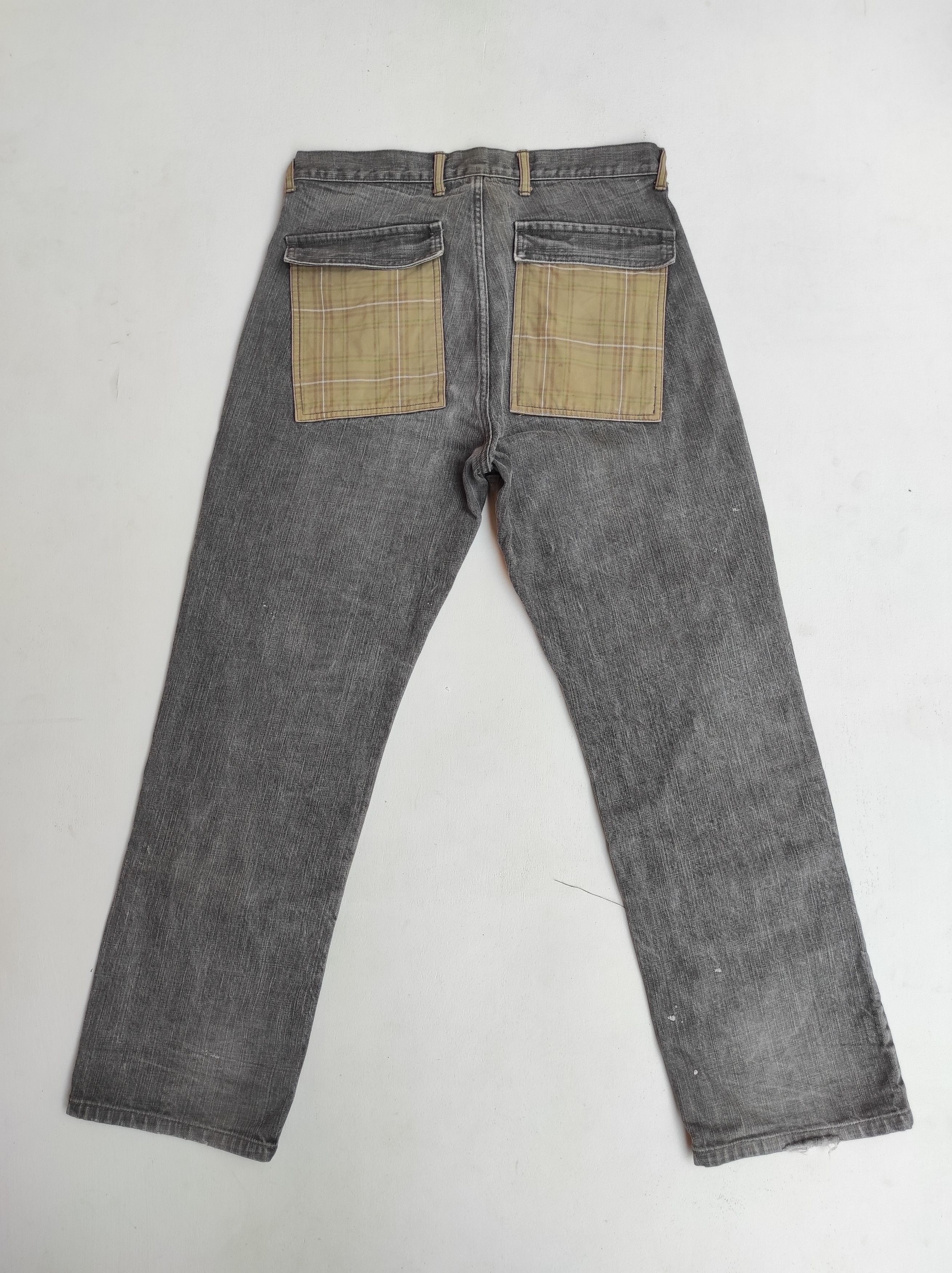 Japanese Brand × Seditionaries Gigglyroy Double Knee Denim Jeans Size US 32 / EU 48 - 16 Thumbnail