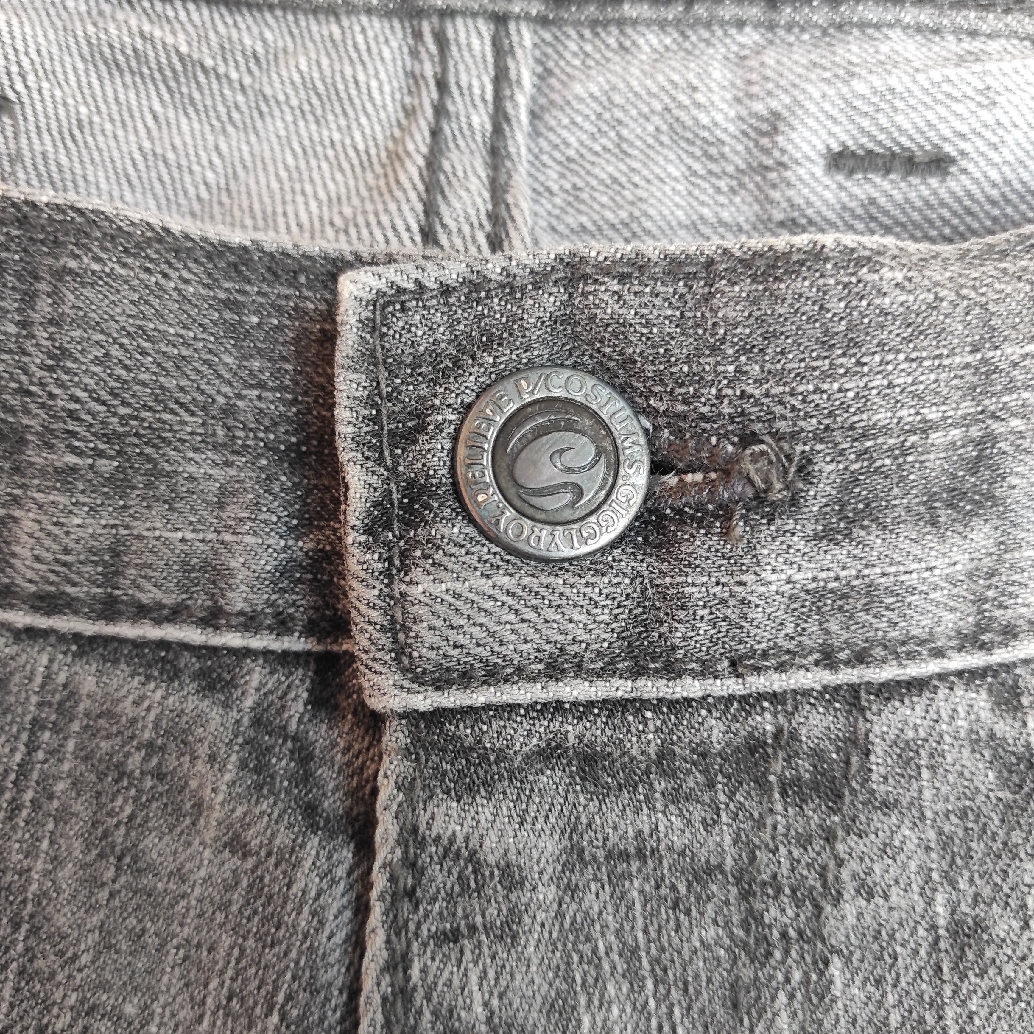 Japanese Brand × Seditionaries Gigglyroy Double Knee Denim Jeans Size US 32 / EU 48 - 7 Thumbnail
