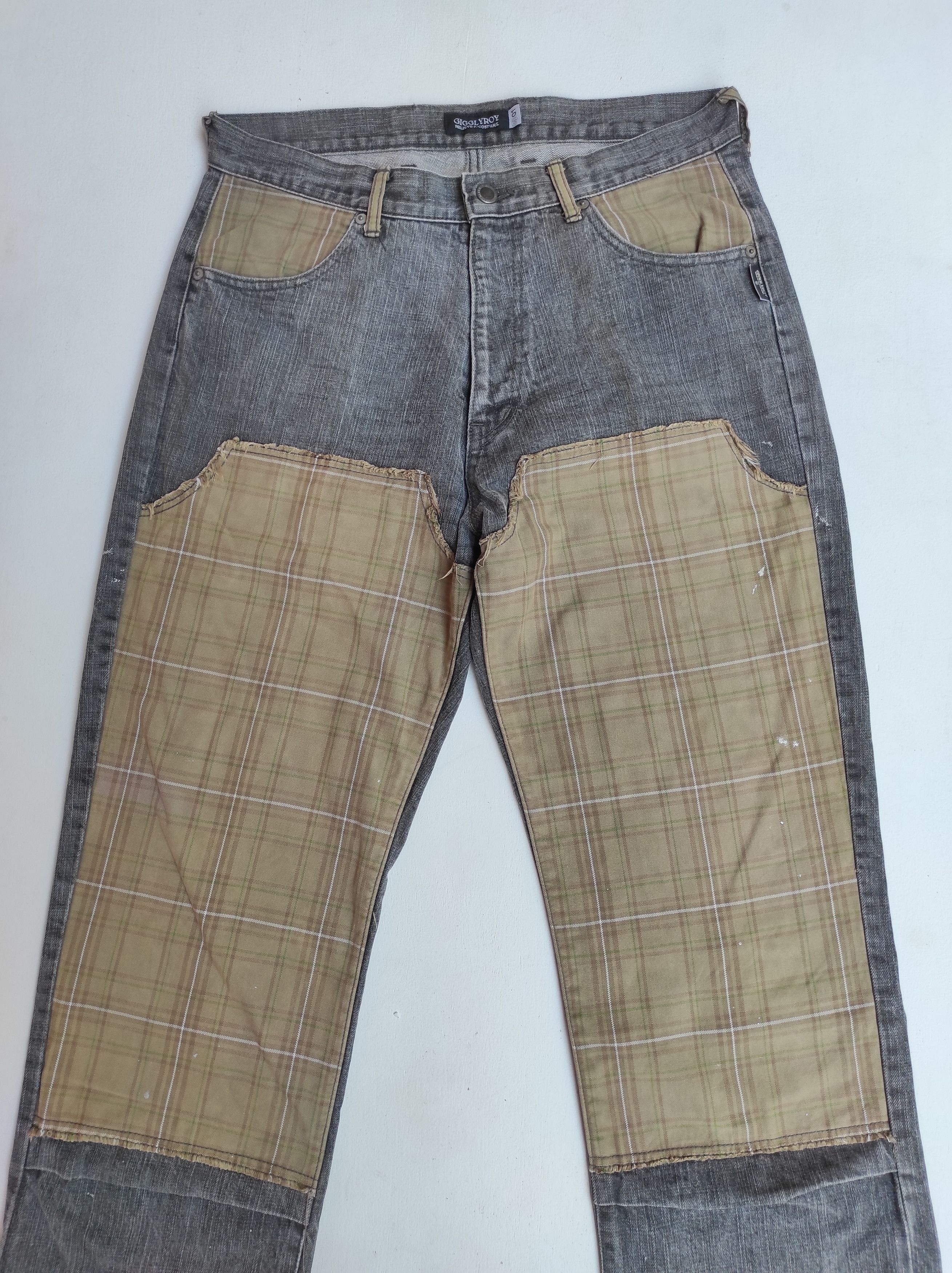 Japanese Brand × Seditionaries Gigglyroy Double Knee Denim Jeans Size US 32 / EU 48 - 3 Thumbnail