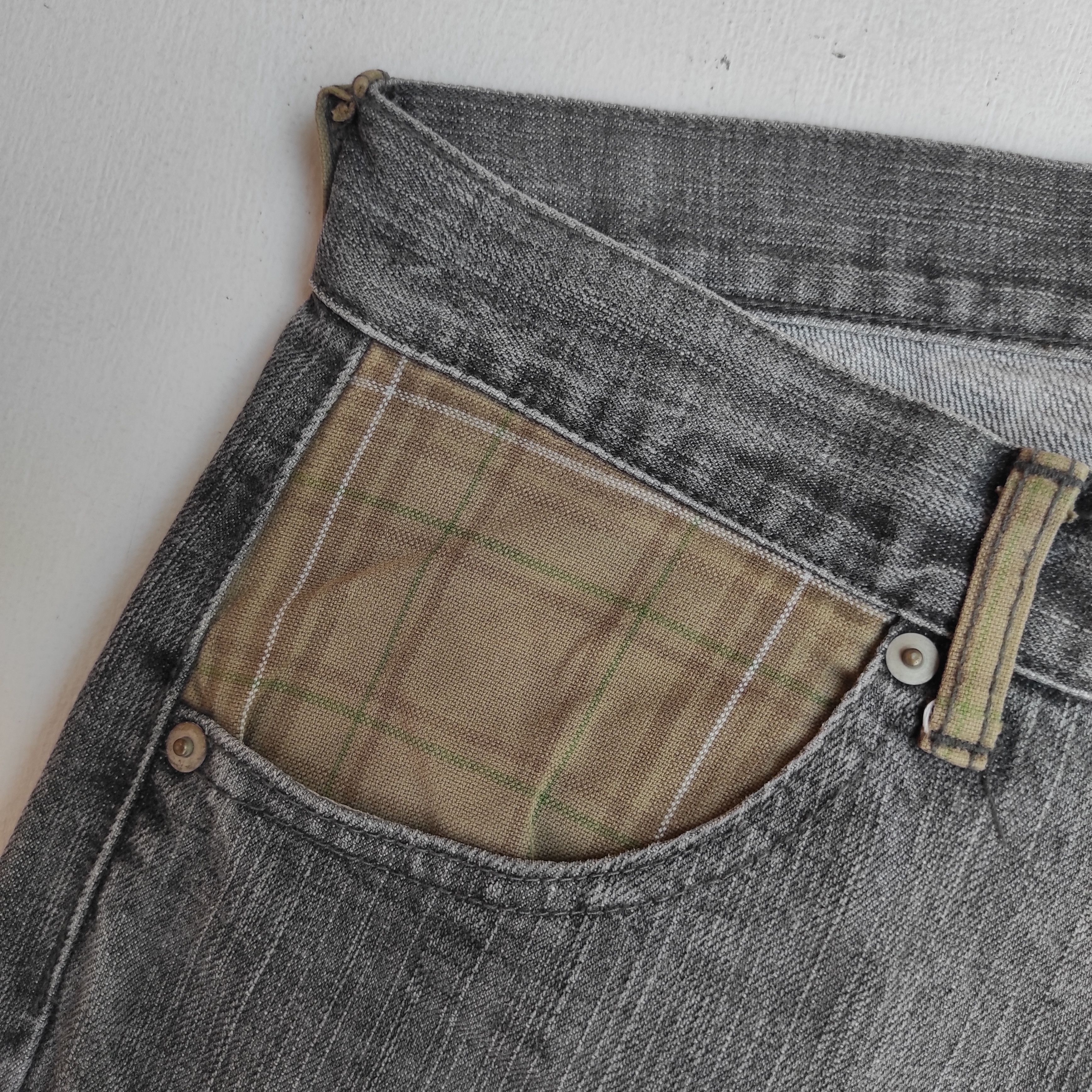 Japanese Brand × Seditionaries Gigglyroy Double Knee Denim Jeans Size US 32 / EU 48 - 6 Thumbnail