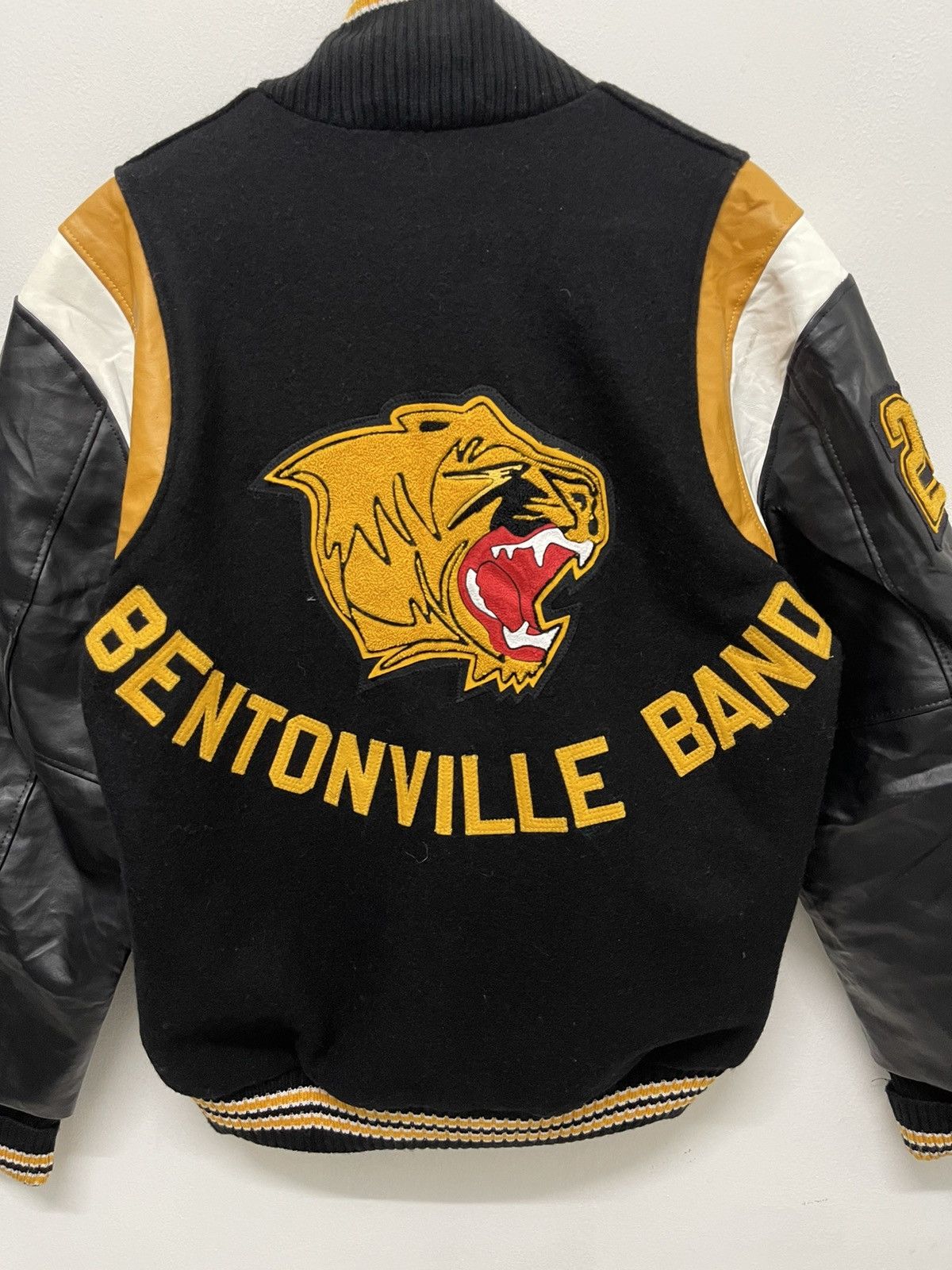 Japanese Brand 90’s Varsity Jacket BENTONVILLE BAND Leader Sportswear Size US M / EU 48-50 / 2 - 2 Thumbnail