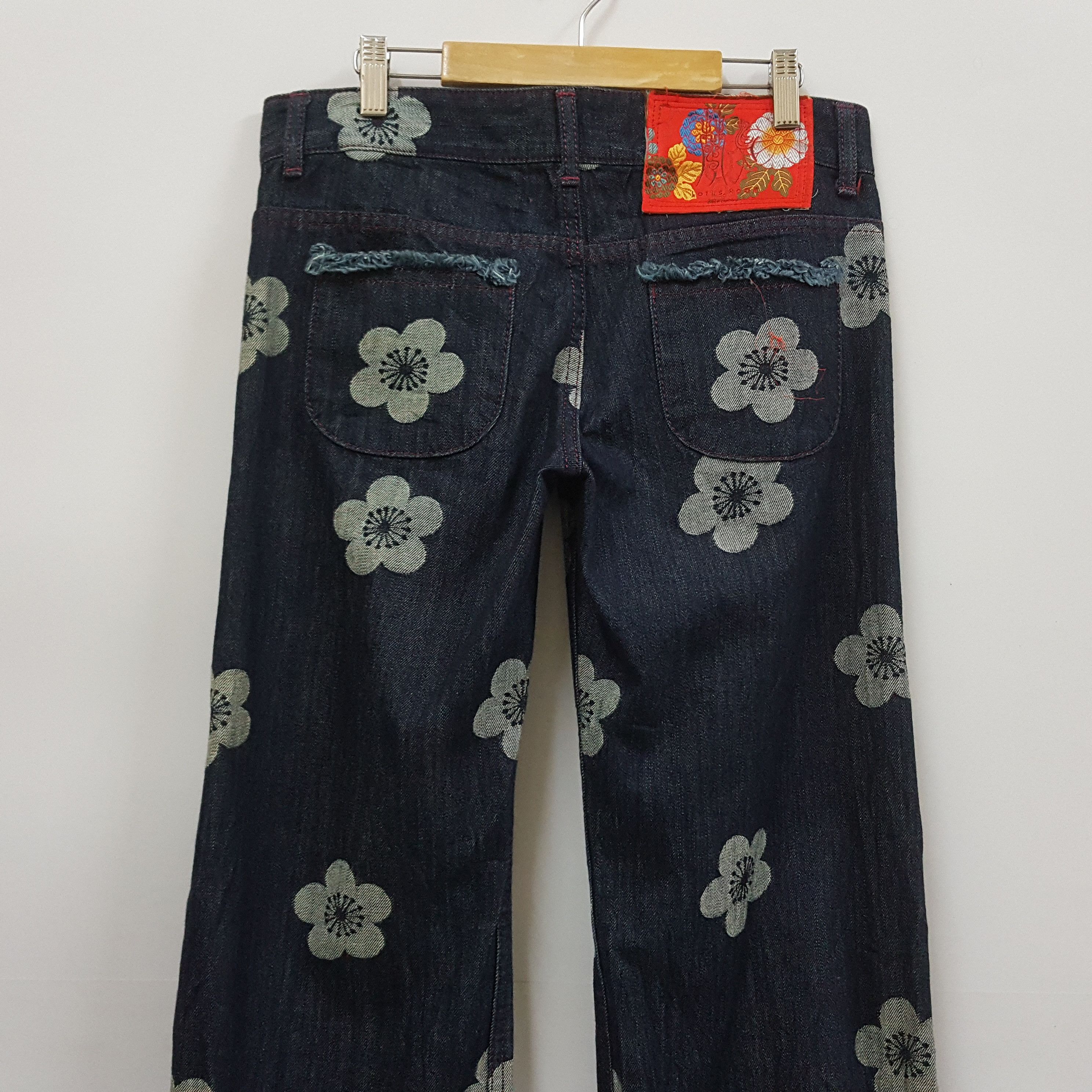 Japanese Brand Vintage ROUROU Japanese brand nice design denim jeans Size US 30 / EU 46 - 3 Thumbnail