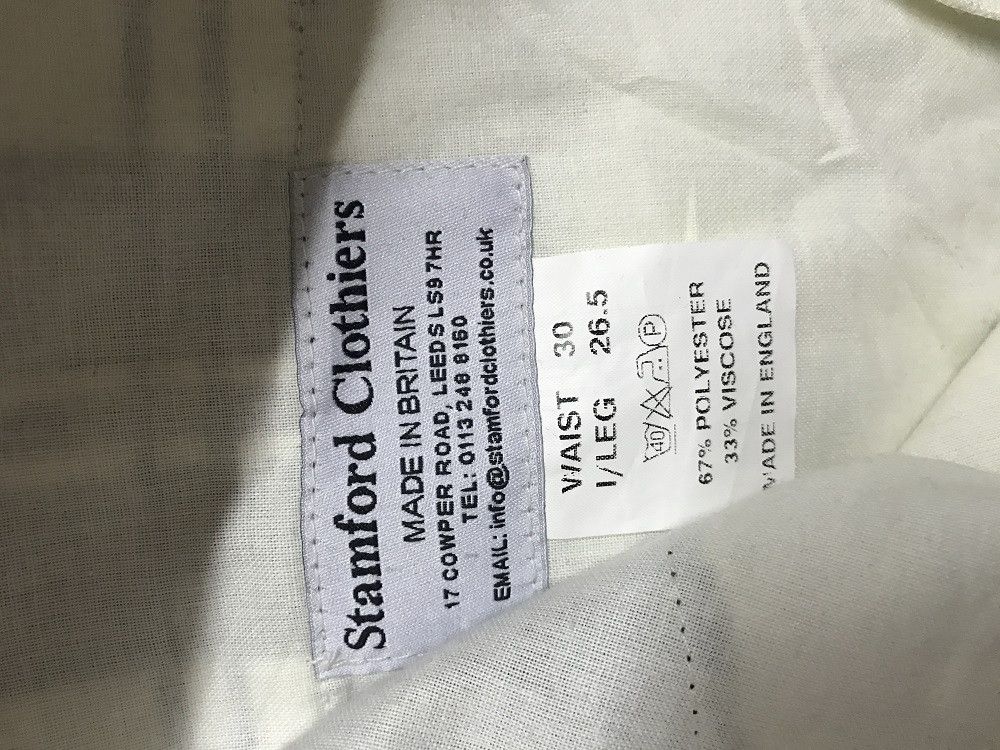 Vintage STAMFORD CLOTHIERS Made in England Tartan Check Trouser Size US 30 / EU 46 - 13 Thumbnail