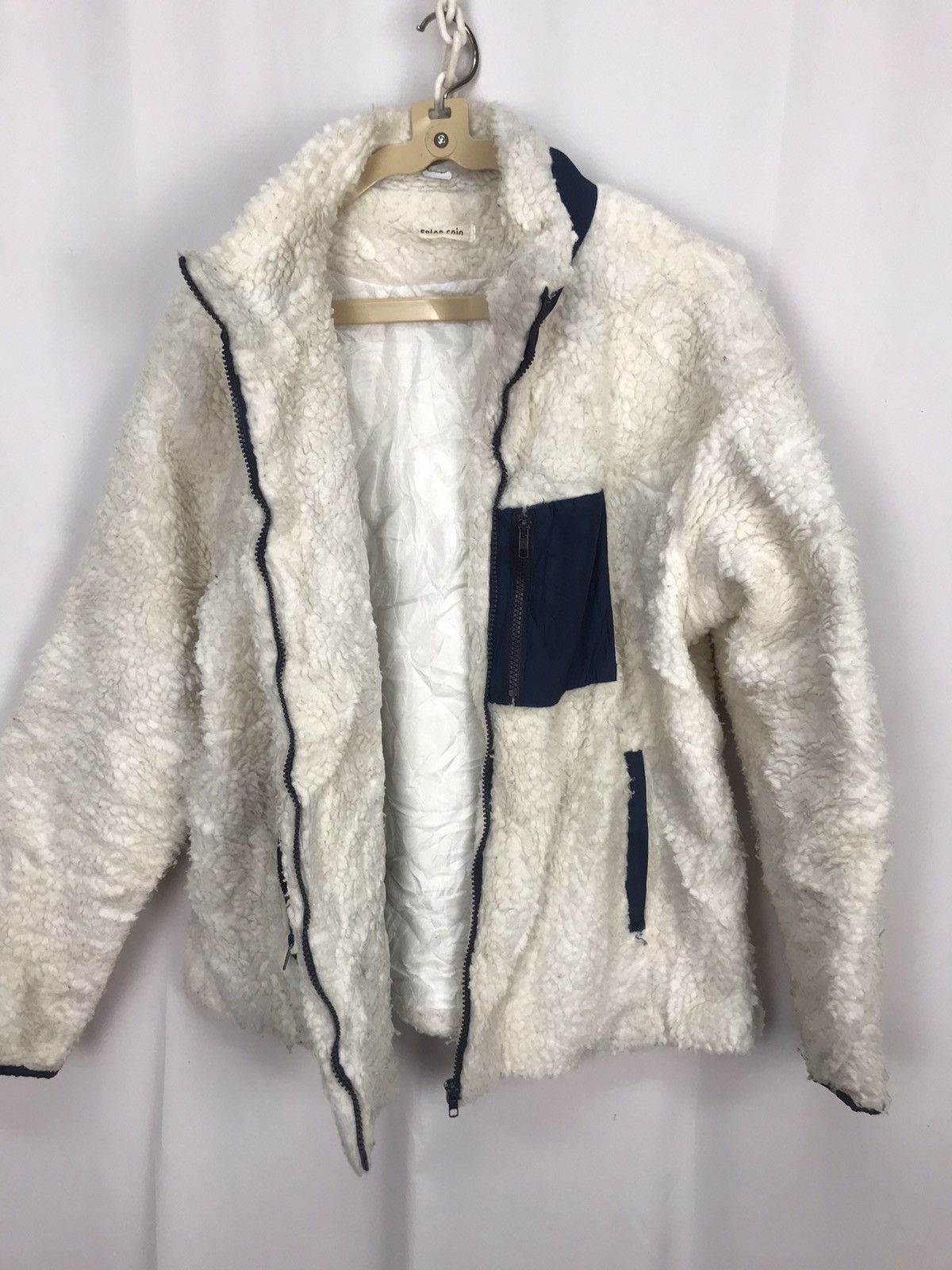 Japanese Brand Color coin deep pile fleece zipper jacket Size US M / EU 48-50 / 2 - 8 Thumbnail