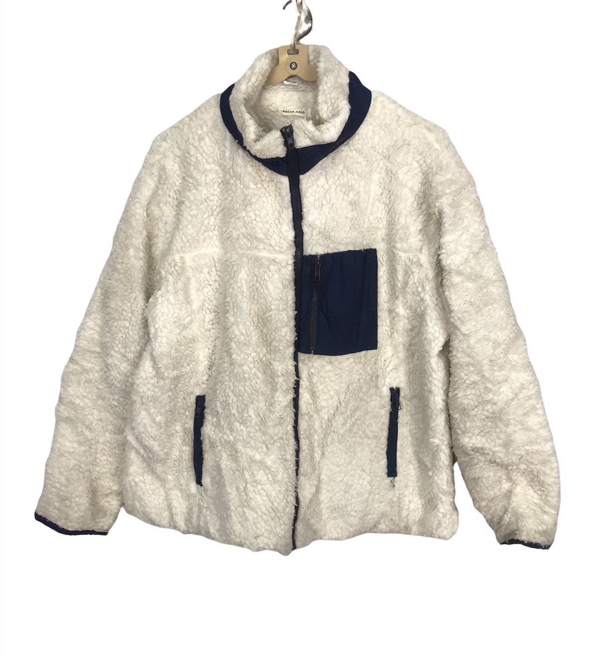 Japanese Brand Color coin deep pile fleece zipper jacket Size US M / EU 48-50 / 2 - 1 Thumbnail