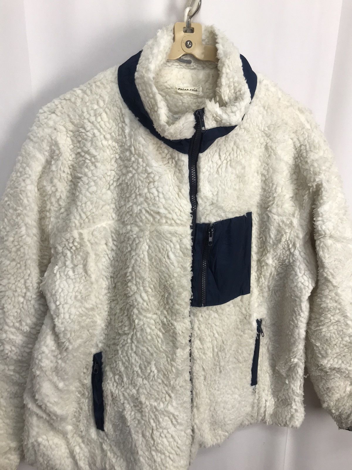 Japanese Brand Color coin deep pile fleece zipper jacket Size US M / EU 48-50 / 2 - 5 Thumbnail
