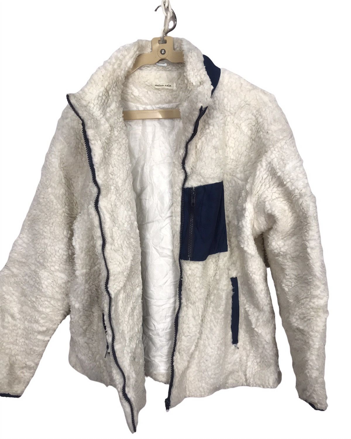 Japanese Brand Color coin deep pile fleece zipper jacket Size US M / EU 48-50 / 2 - 3 Thumbnail