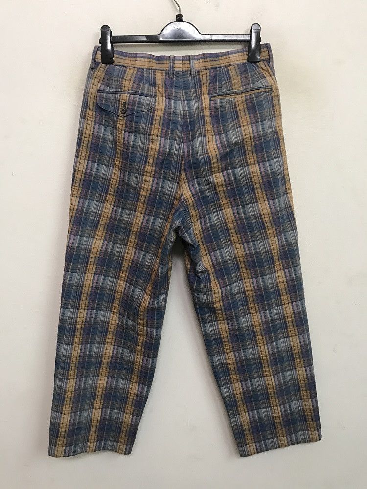 Vintage ADABAT Made in Japan Check Seersucker Trouser Size US 32 / EU 48 - 9 Thumbnail