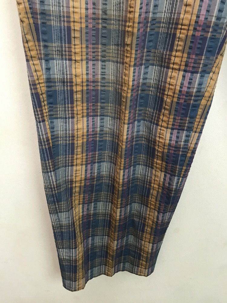 Vintage ADABAT Made in Japan Check Seersucker Trouser Size US 32 / EU 48 - 6 Thumbnail