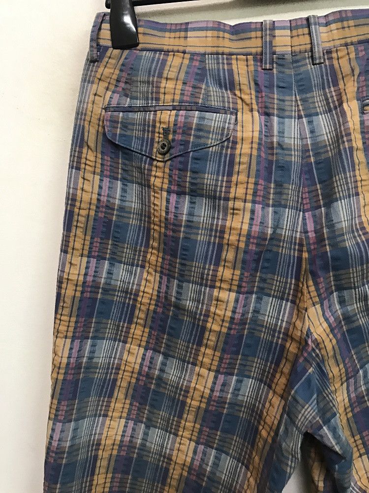 Vintage ADABAT Made in Japan Check Seersucker Trouser Size US 32 / EU 48 - 10 Thumbnail