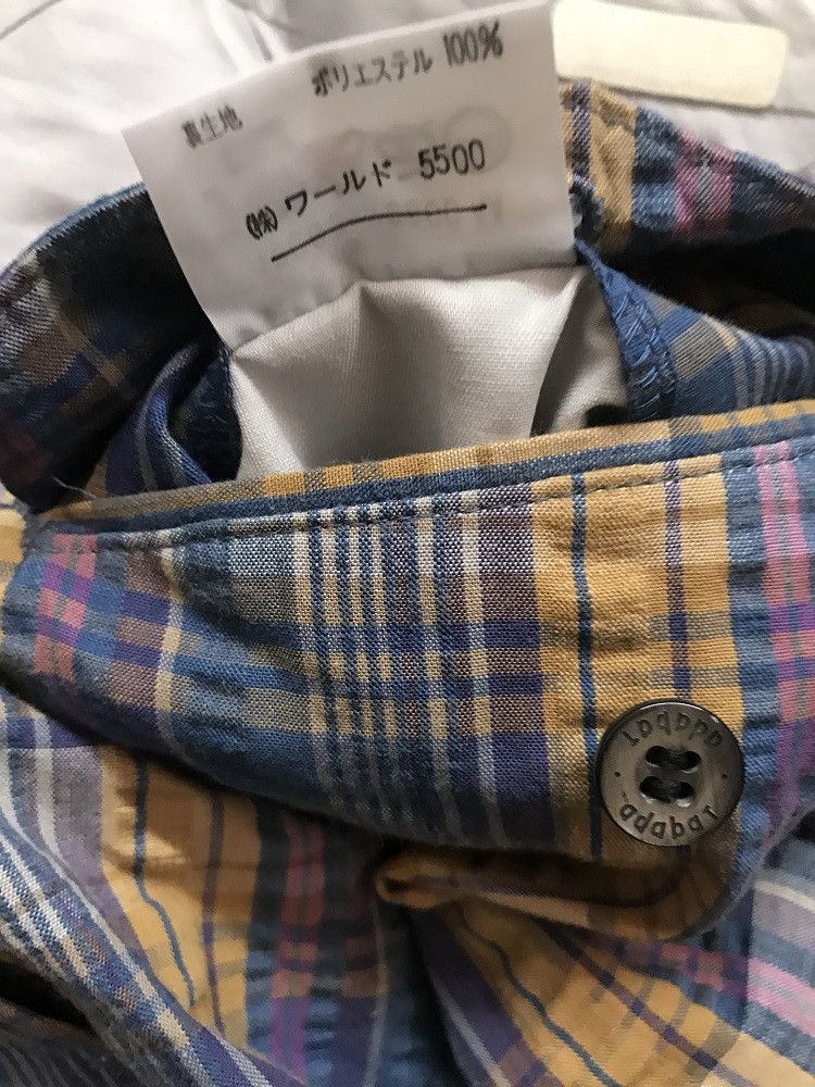 Vintage ADABAT Made in Japan Check Seersucker Trouser Size US 32 / EU 48 - 16 Thumbnail