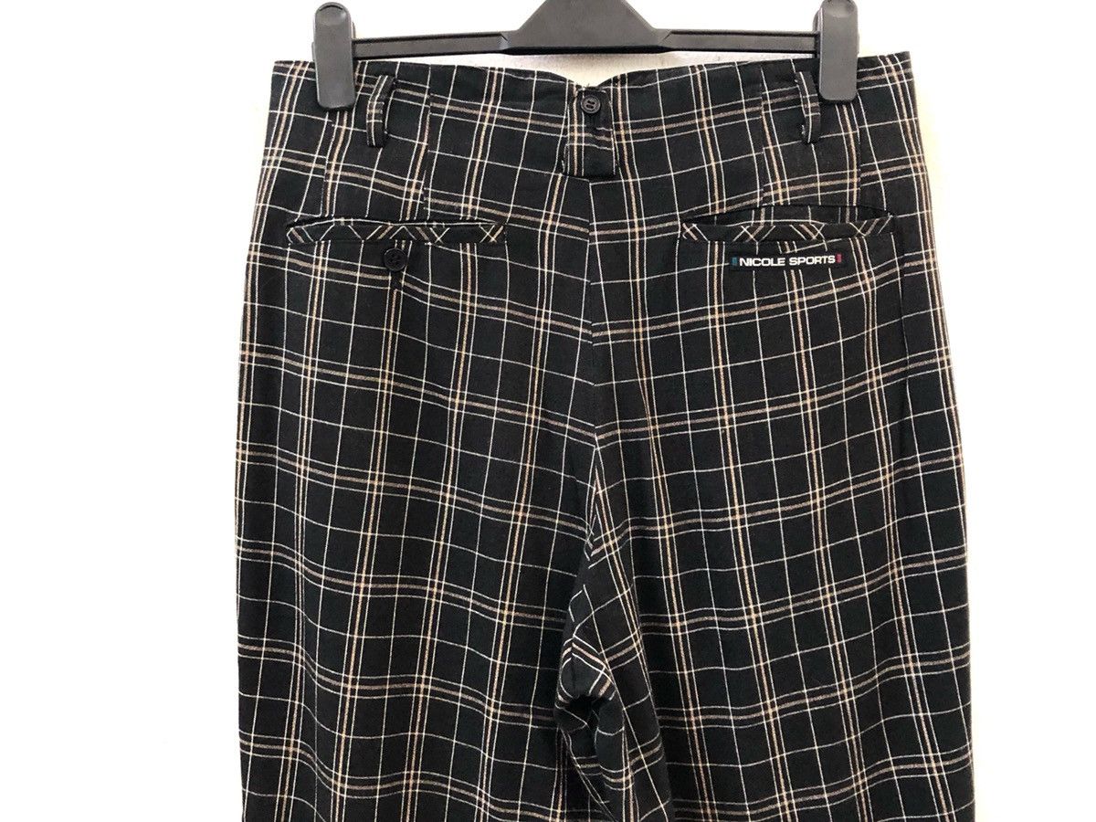 Japanese Brand × Matsuda Japan Brand Nicole Sports Rayon Blend Check Baggy Trouser Size US 33 - 8 Thumbnail