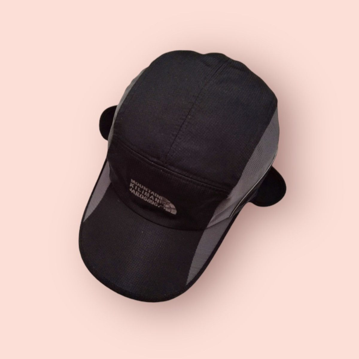 image of Mountain Hardwear x Outdoor Cap Mountain Kilimanjaro Earflap Outdoor Cap in Black/Grey, Men's
