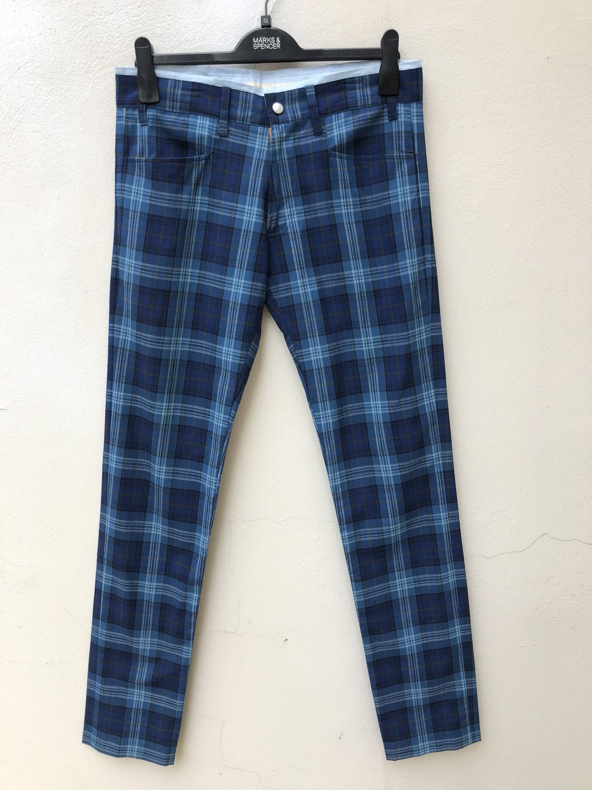 Vintage Burgdoor Made in Japan Plaid Checks Trouser Pant Size US 30 / EU 46 - 6 Thumbnail