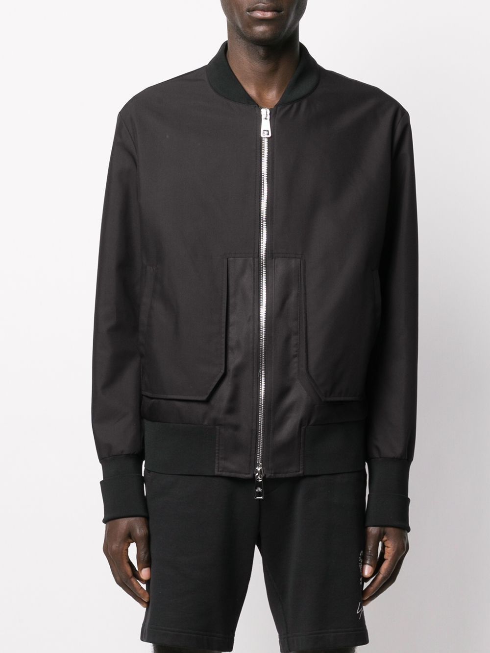 Neil Barrett $2190 NEIL BARRETT Black Crest Coat of Arms Bomber Jacket Size US M / EU 48-50 / 2 - 4 Thumbnail