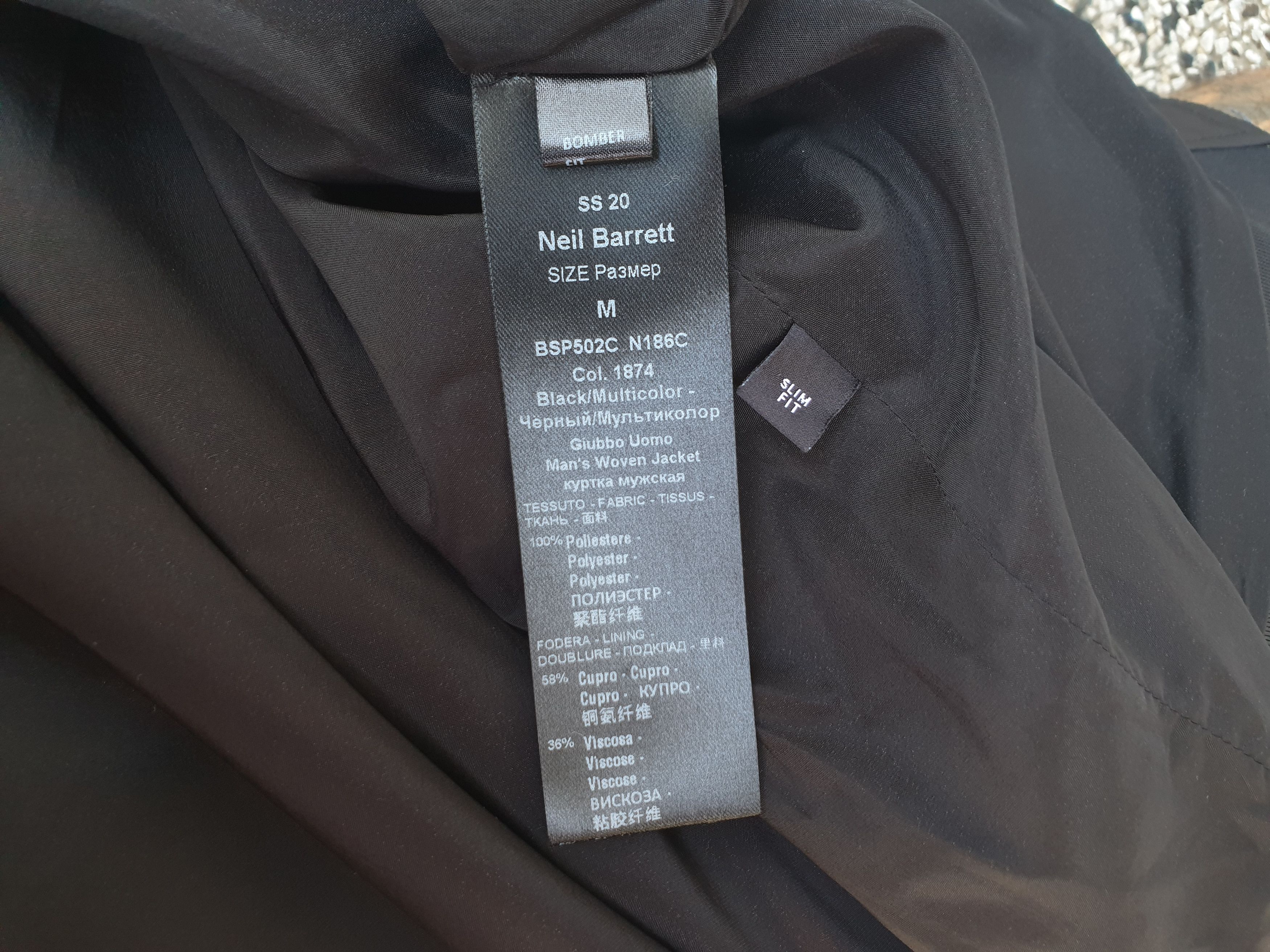 Neil Barrett $2190 NEIL BARRETT Black Crest Coat of Arms Bomber Jacket Size US M / EU 48-50 / 2 - 16 Thumbnail