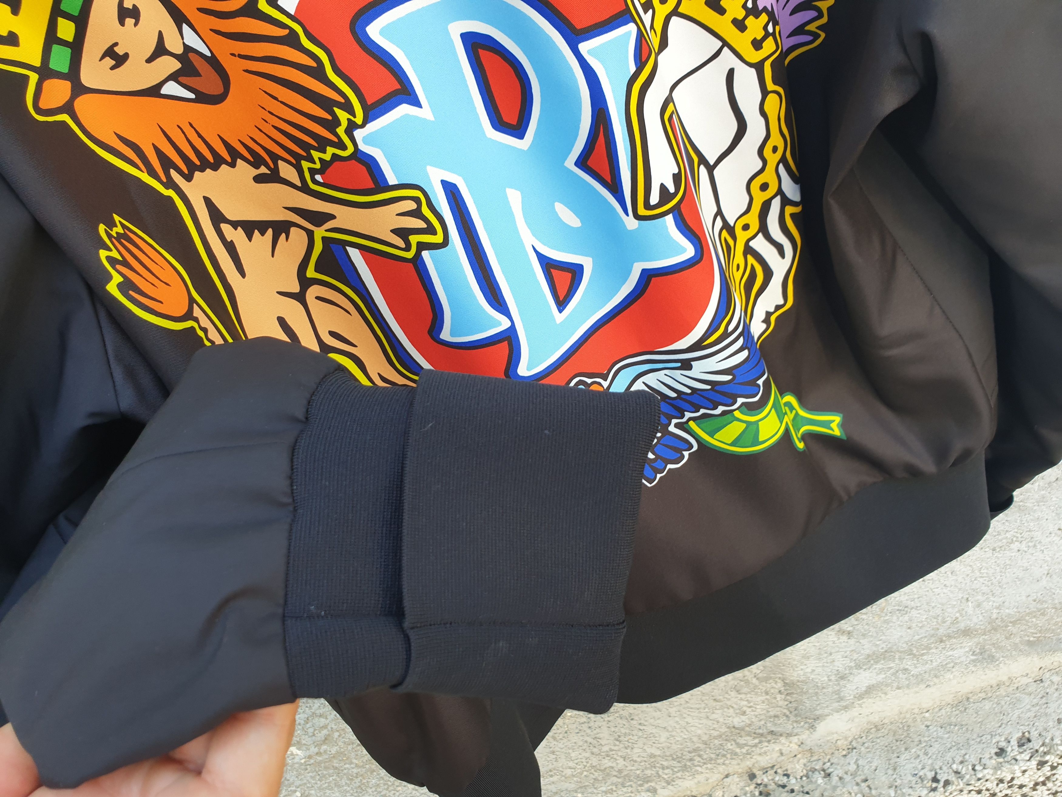 Neil Barrett $2190 NEIL BARRETT Black Crest Coat of Arms Bomber Jacket Size US M / EU 48-50 / 2 - 13 Thumbnail