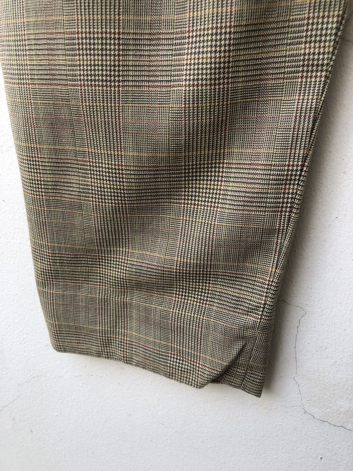 Matsuda 90s Nicole Club For Men Classic Checks Wool Trouser Pant Size US 30 / EU 46 - 13 Thumbnail