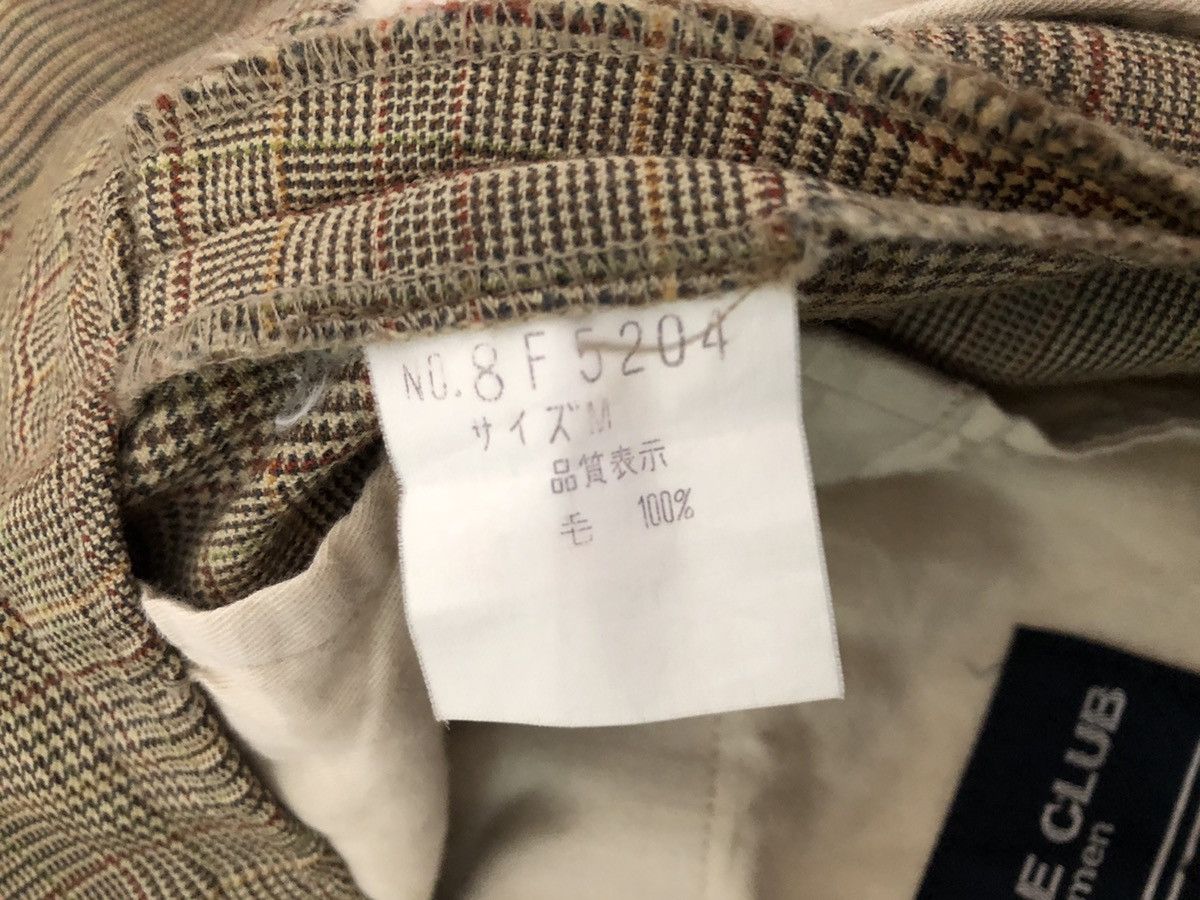 Matsuda 90s Nicole Club For Men Classic Checks Wool Trouser Pant Size US 30 / EU 46 - 20 Thumbnail