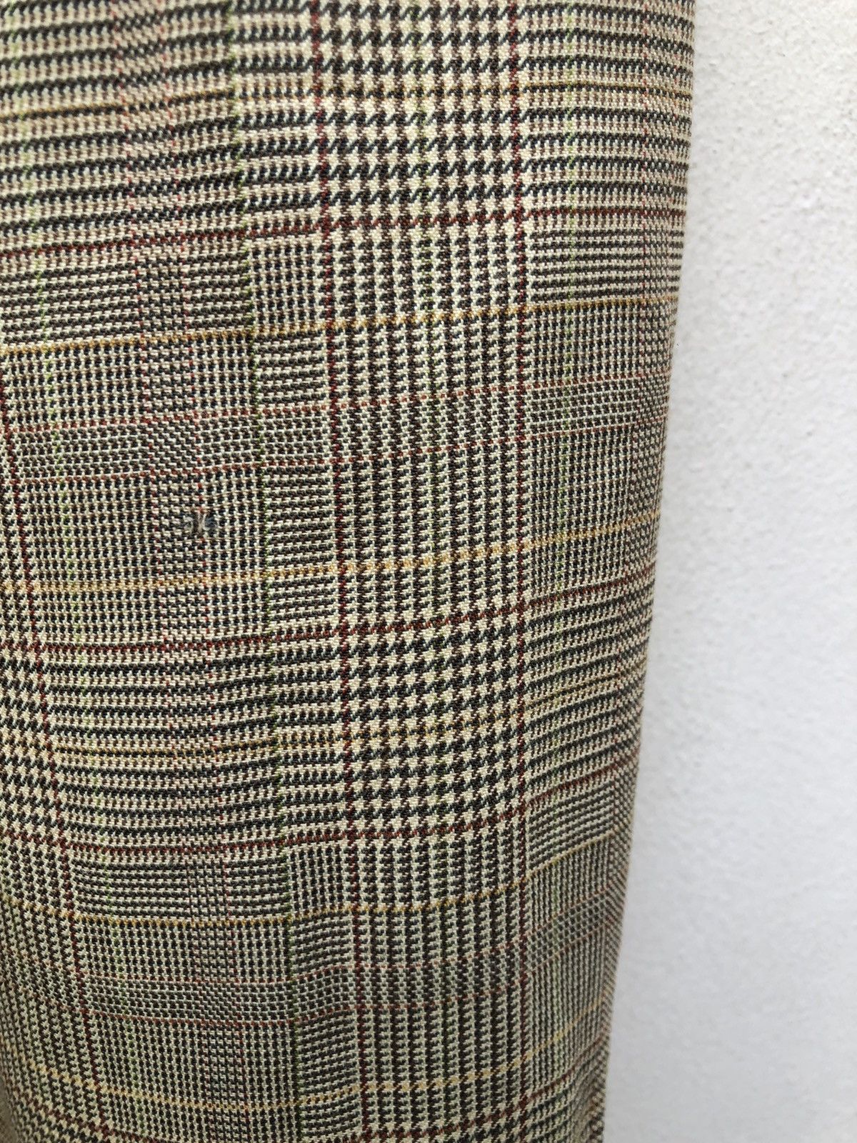 Matsuda 90s Nicole Club For Men Classic Checks Wool Trouser Pant Size US 30 / EU 46 - 7 Thumbnail