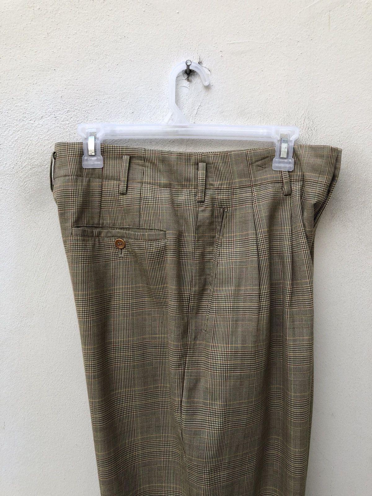 Matsuda 90s Nicole Club For Men Classic Checks Wool Trouser Pant Size US 30 / EU 46 - 18 Thumbnail