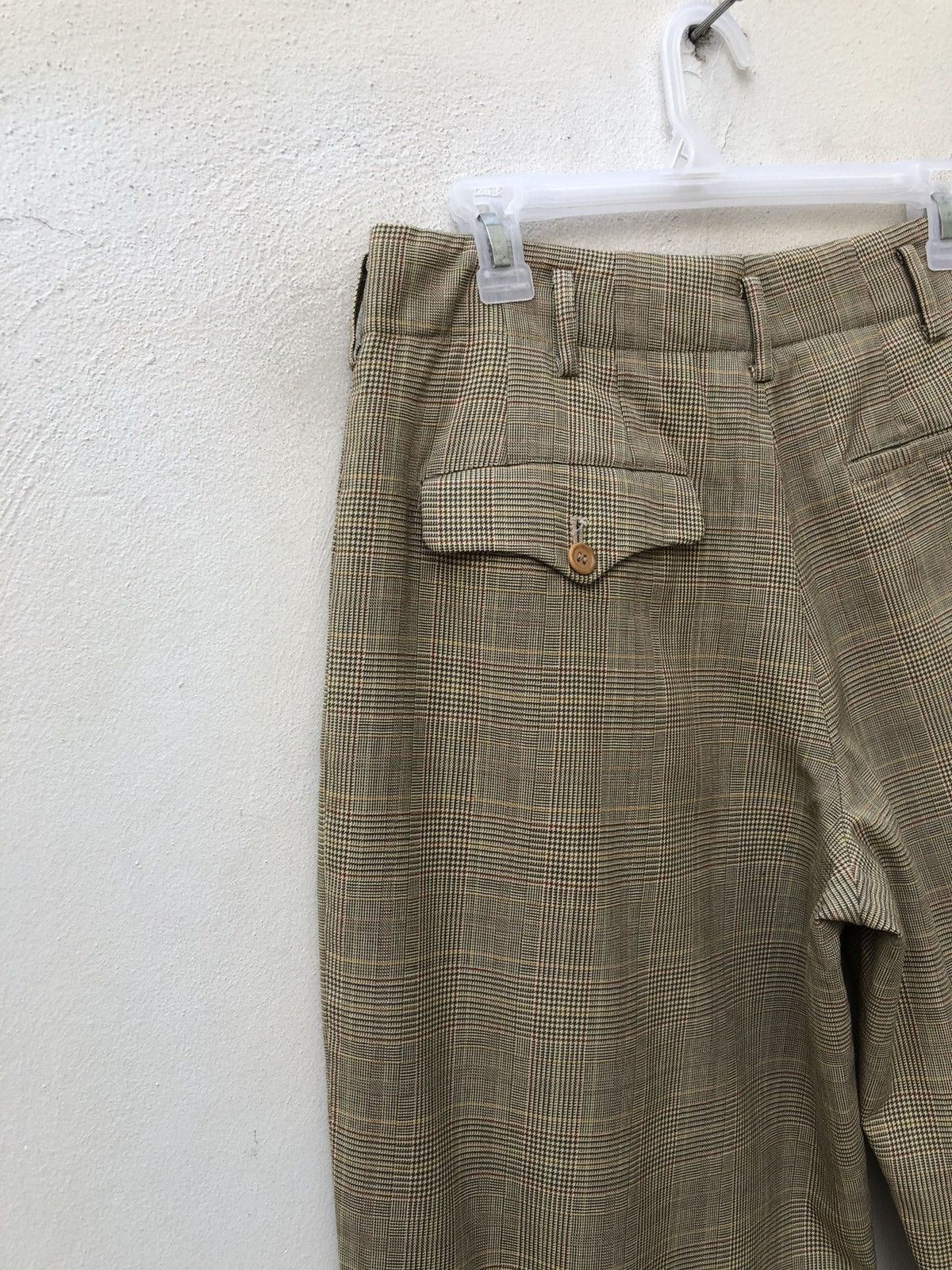 Matsuda 90s Nicole Club For Men Classic Checks Wool Trouser Pant Size US 30 / EU 46 - 11 Thumbnail