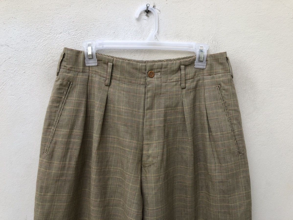 Matsuda 90s Nicole Club For Men Classic Checks Wool Trouser Pant Size US 30 / EU 46 - 2 Thumbnail