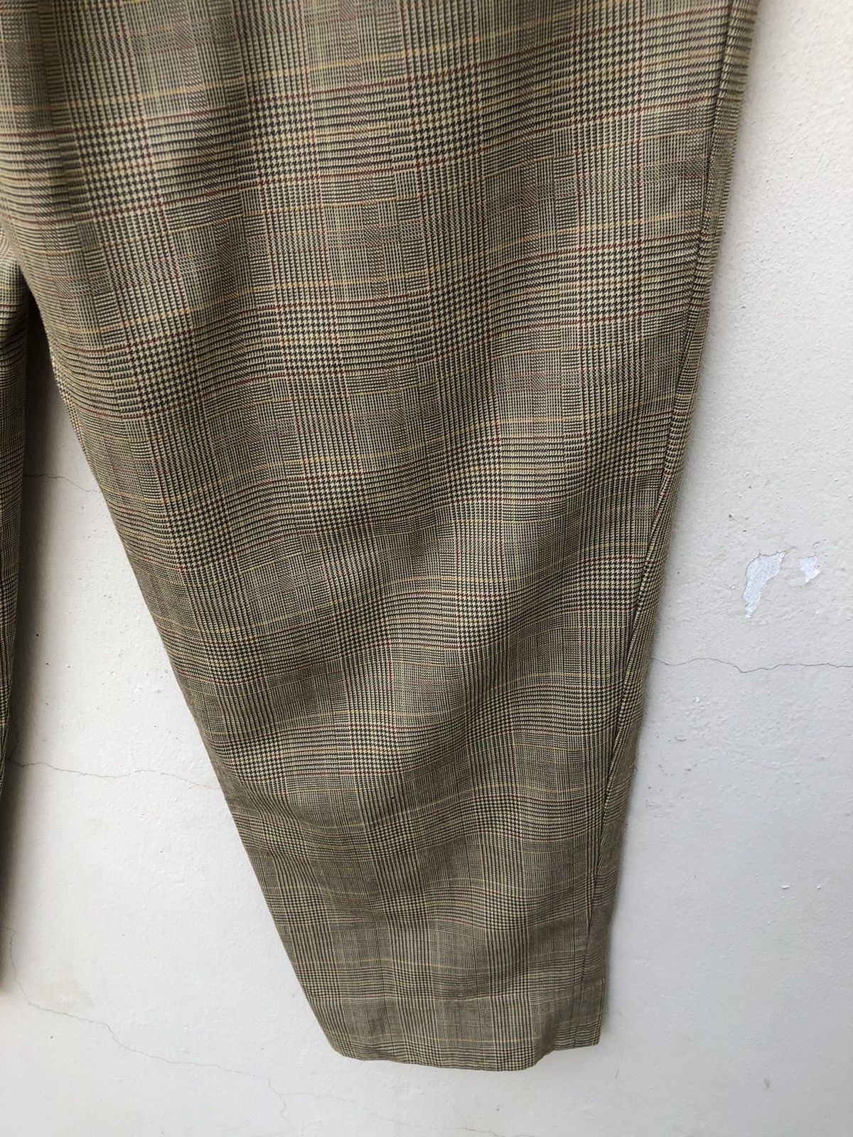 Matsuda 90s Nicole Club For Men Classic Checks Wool Trouser Pant Size US 30 / EU 46 - 15 Thumbnail