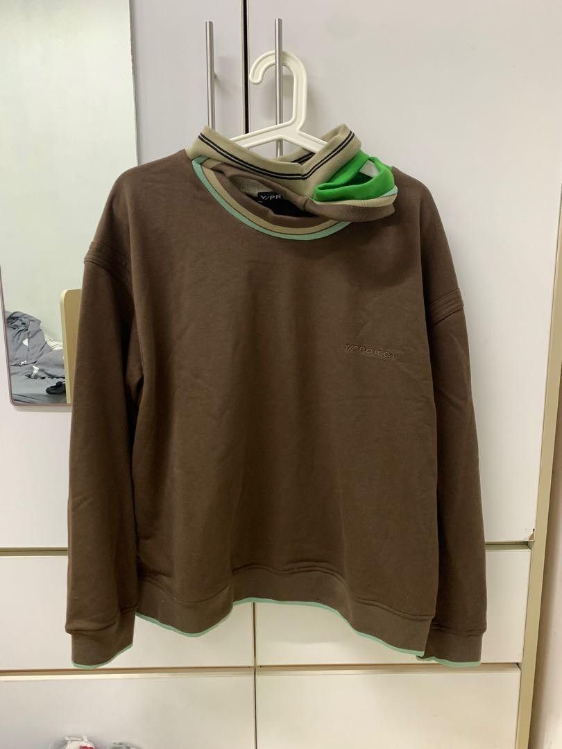 Y/Project Y/Project BROWN TRIPLE NECK SWEATSHIRT Size US L / EU 52-54 / 3 - 2 Thumbnail