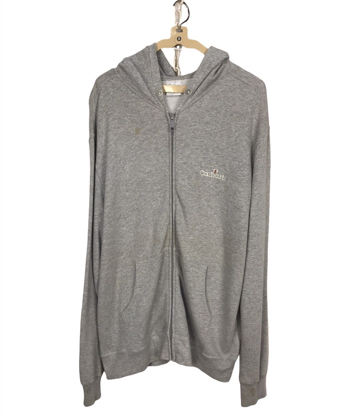 Carhartt Carhartt small spellout zipper hoodie Size US XL / EU 56 / 4 - 2 Thumbnail