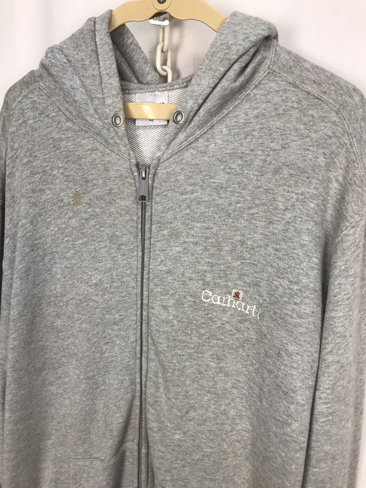 Carhartt Carhartt small spellout zipper hoodie Size US XL / EU 56 / 4 - 6 Thumbnail