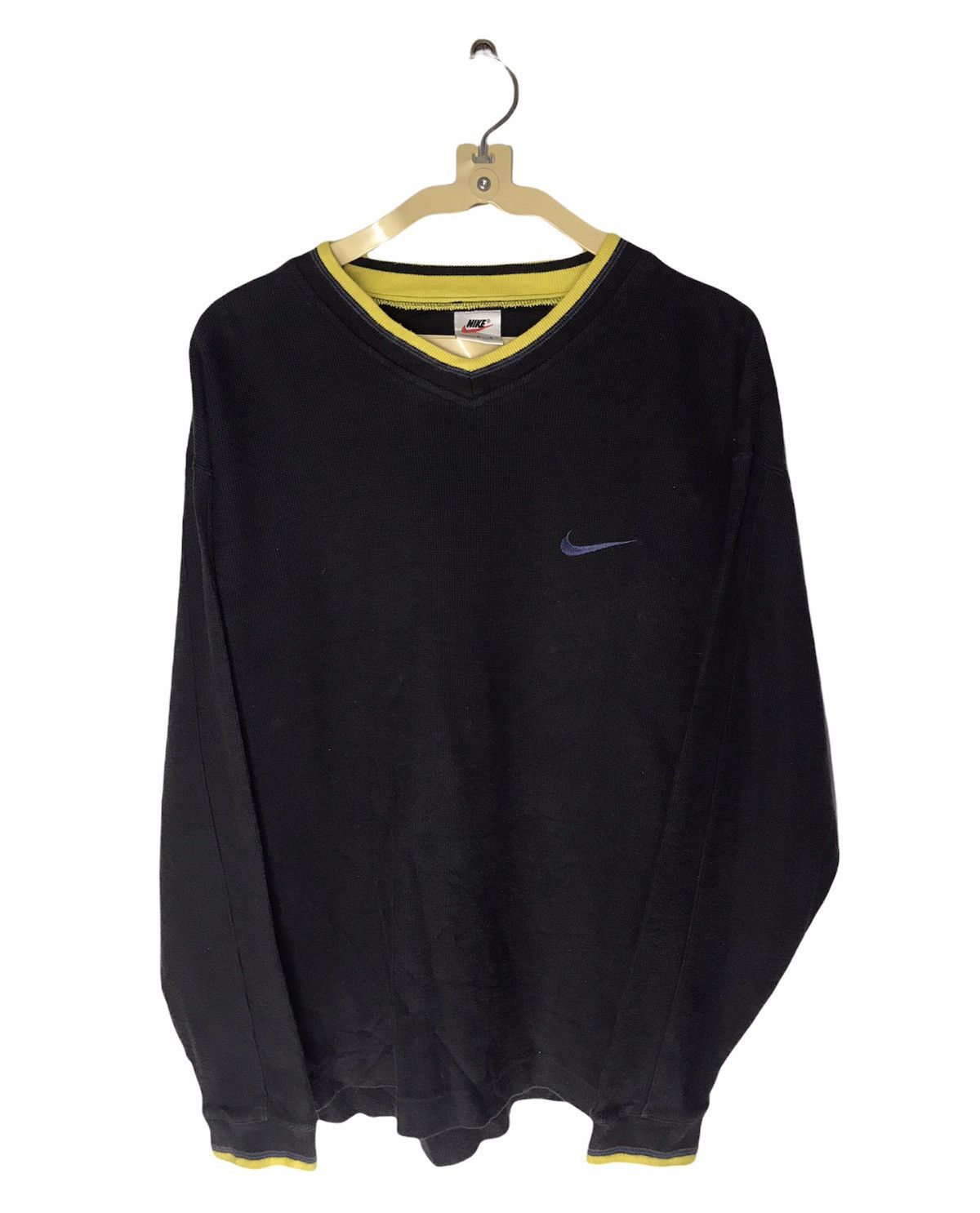 Nike × Vintage Vintage nike small swoosh sweatshirt Size US L / EU 52-54 / 3 - 1 Thumbnail
