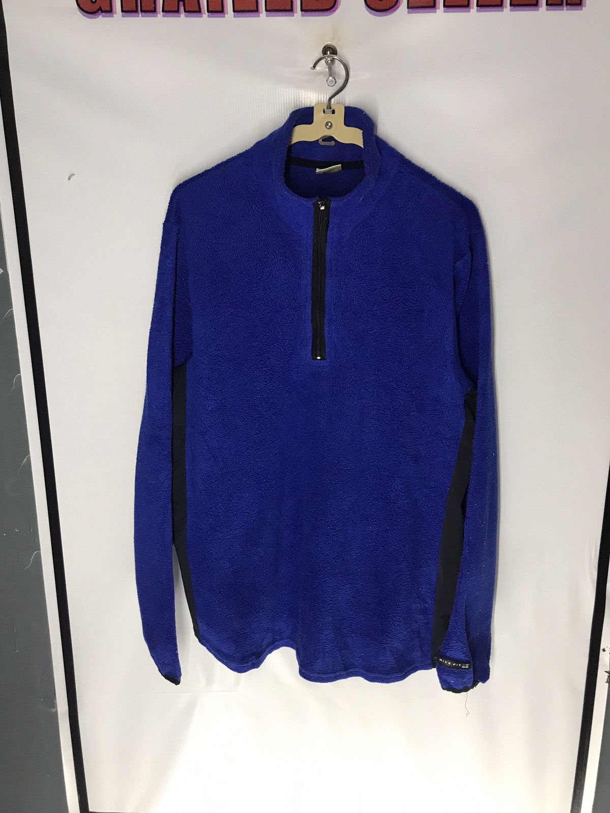 Nike × Vintage Vintage fleece half zipper sweatshirt nike Size US L / EU 52-54 / 3 - 7 Thumbnail