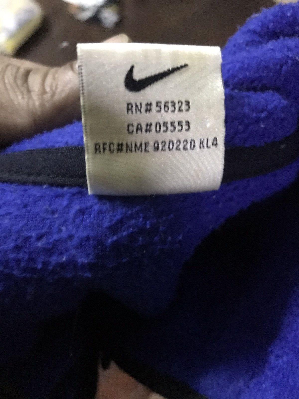 Nike × Vintage Vintage fleece half zipper sweatshirt nike Size US L / EU 52-54 / 3 - 5 Thumbnail