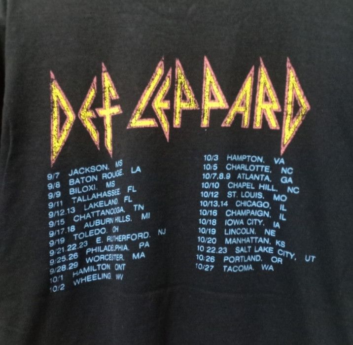 Band Tees × Def Leppard DEF LEPPARD BAND T-SHIRT Size US XL / EU 56 / 4 - 3 Thumbnail