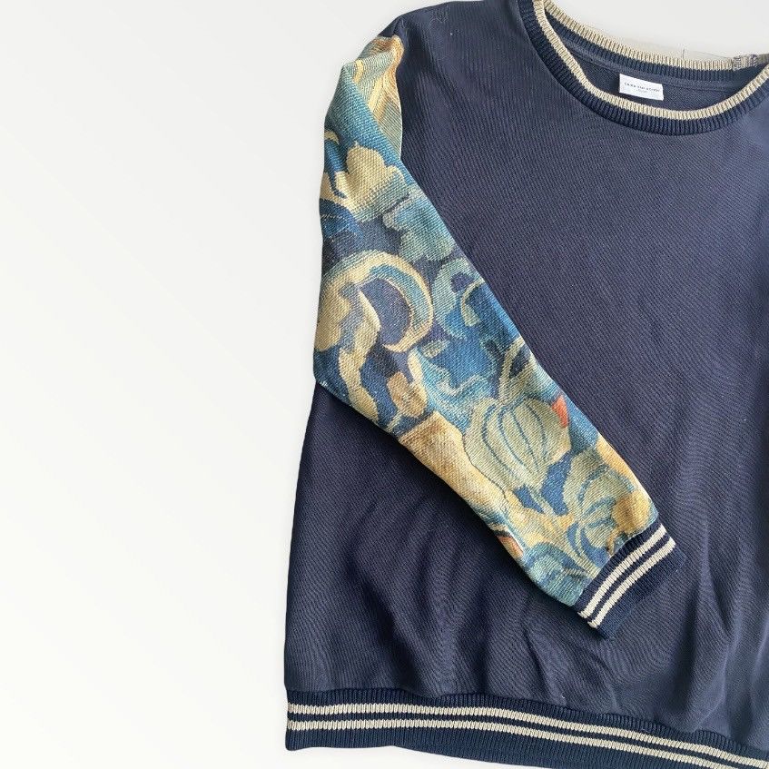 Dries Van Noten Dries Van Noten Linen Sleeve Sweater Size US S / EU 44-46 / 1 - 3 Thumbnail